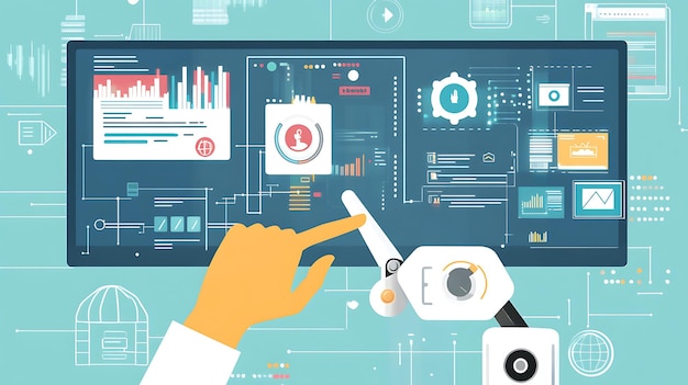 AI technology neural network visualization with data processing algorithms in Thailand